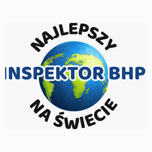 Najlepszy Inspektor Bhp Na Świecie - Poduszka Biała