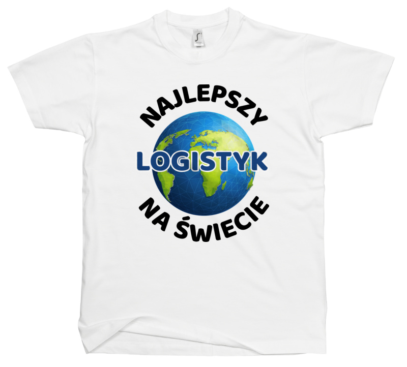 Najlepszy Logistyk Na Świecie - Męska Koszulka Biała