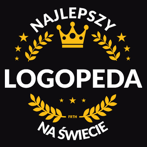 Najlepszy Logopeda Na Świecie - Męska Bluza Czarna