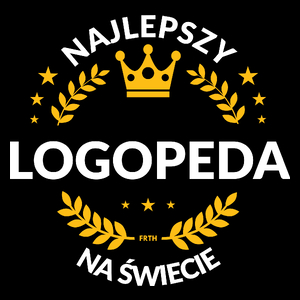 Najlepszy Logopeda Na Świecie - Torba Na Zakupy Czarna