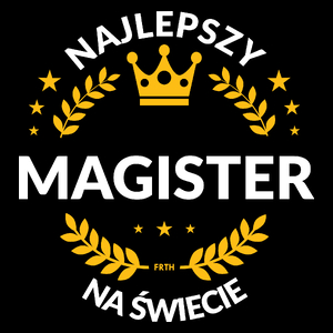 Najlepszy Magister Na Świecie - Torba Na Zakupy Czarna