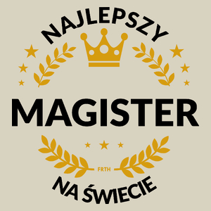 Najlepszy Magister Na Świecie - Torba Na Zakupy Natural