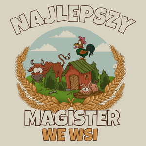 Najlepszy Magister We Wsi - Torba Na Zakupy Natural