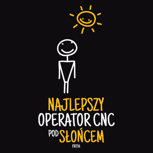 Najlepszy Operator Cnc Pod Słońcem - Męska Koszulka Czarna
