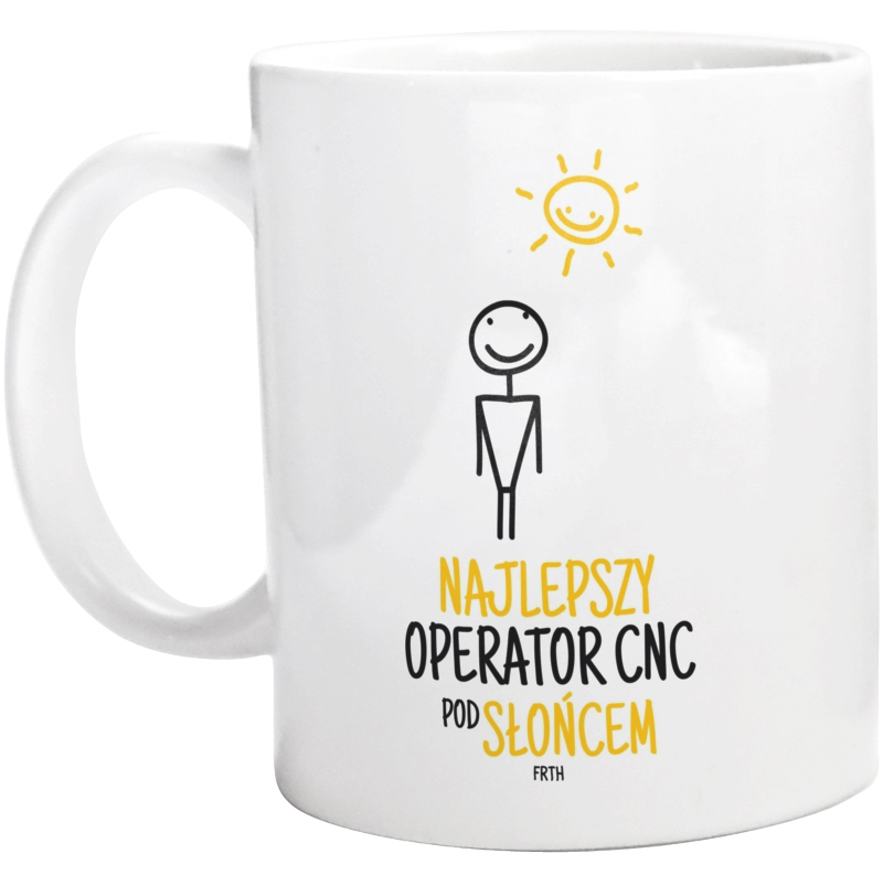 Najlepszy Operator Cnc Pod Słońcem - Kubek Biały