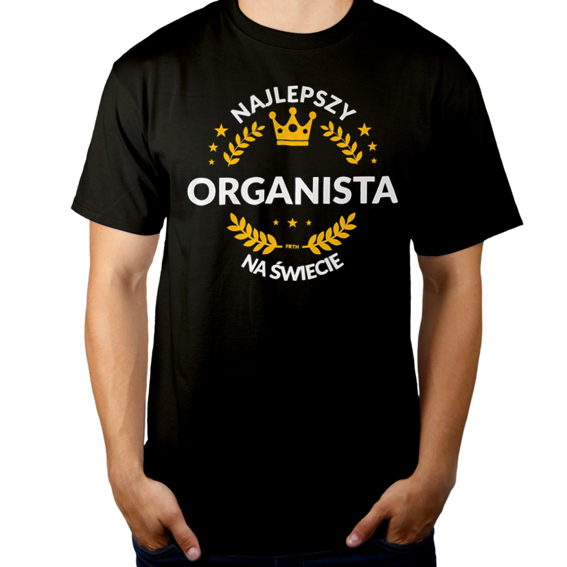 Najlepszy Organista Na Świecie - Męska Koszulka Czarna