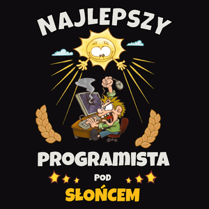 Najlepszy Programista Pod Słońcem - Męska Koszulka Czarna