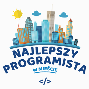 Najlepszy Programista W Mieście - Poduszka Biała