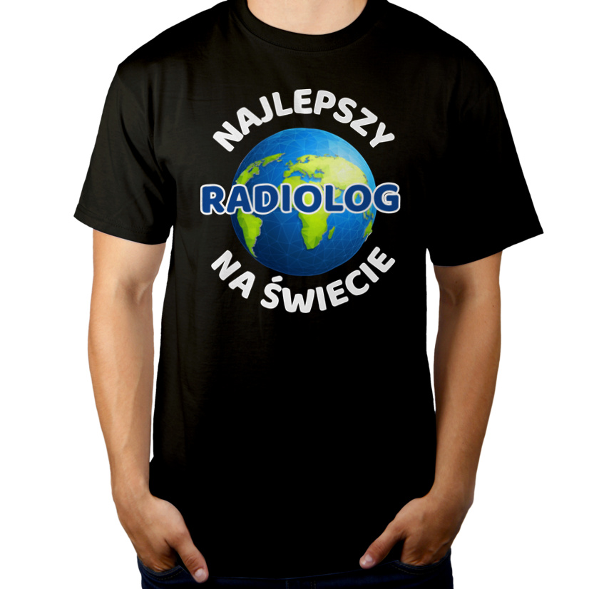 Najlepszy Radiolog Na Świecie - Męska Koszulka Czarna
