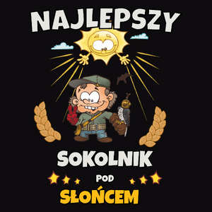 Najlepszy Sokolnik Pod Słońcem - Męska Koszulka Czarna