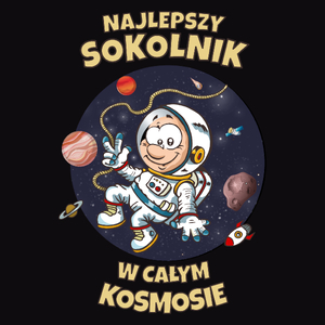Najlepszy Sokolnik W Całym Kosmosie - Męska Koszulka Czarna