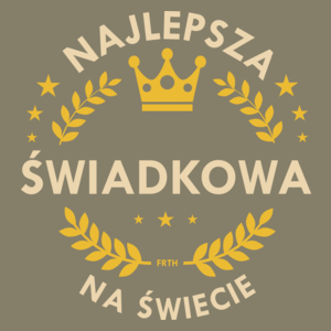 Najlepszy Świadkowa Na Świecie - Męska Koszulka Jasno Szara