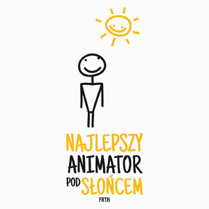Najlepszy animator pod słońcem - Poduszka Biała