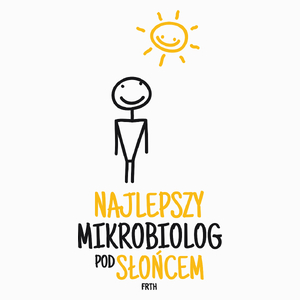 Najlepszy mikrobiolog pod słońcem - Poduszka Biała