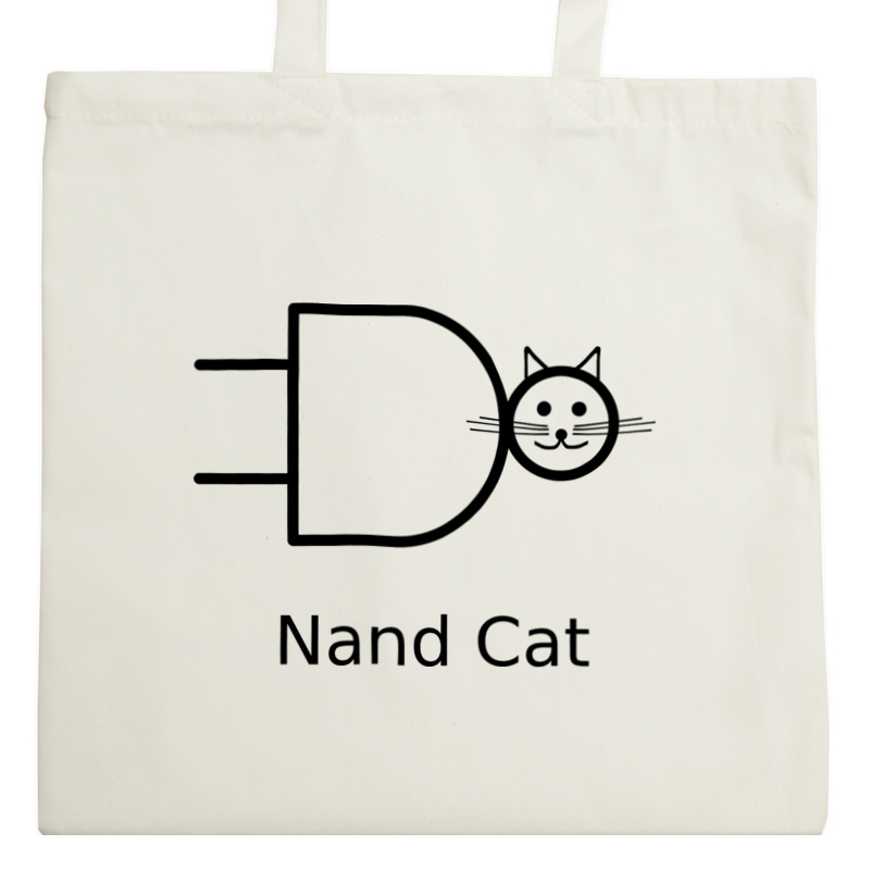 Nand cat - Torba Na Zakupy Natural