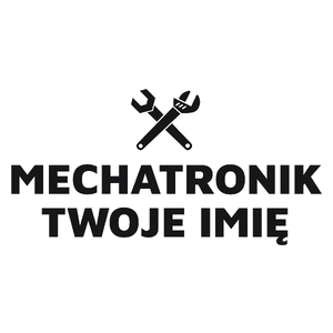 Napis Mechatronik - Kubek Biały