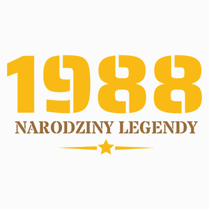 Narodziny Legendy -35 Rok 35 Lat - Poduszka Biała