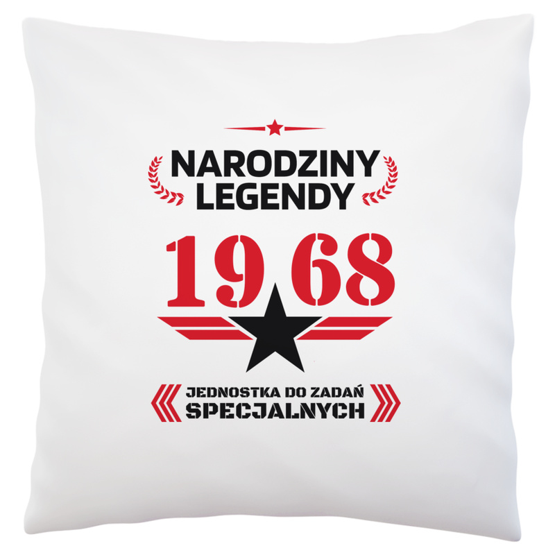 Narodziny Legendy -55 55 Lat - Poduszka Biała