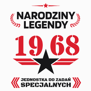 Narodziny Legendy -55 55 Lat - Poduszka Biała