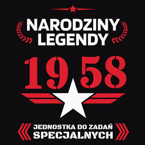 Narodziny Legendy -65 65 Lat - Męska Bluza Czarna
