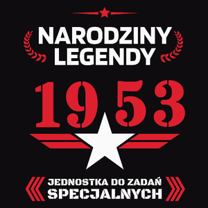 Narodziny Legendy -70 70 Lat - Męska Bluza Czarna