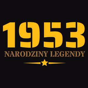 Narodziny Legendy -70 Rok 70 Lat - Męska Koszulka Czarna