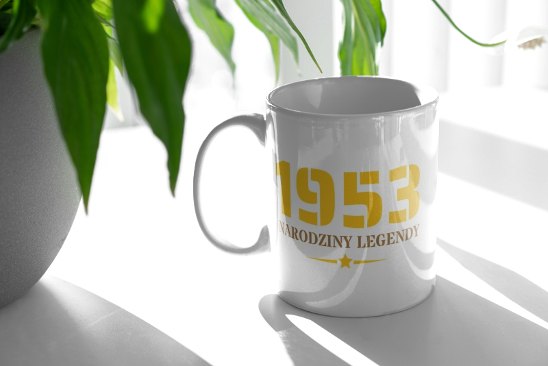 Narodziny Legendy -70 Rok 70 Lat - Kubek Biały