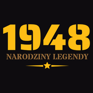 Narodziny Legendy -75 Rok 75 Lat - Męska Koszulka Czarna