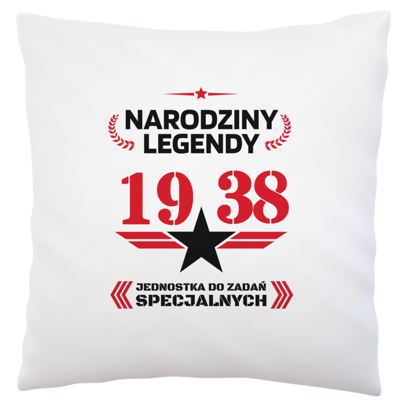 Narodziny Legendy -85 85 Lat - Poduszka Biała