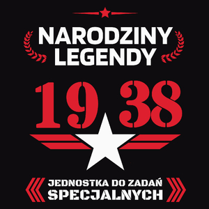 Narodziny Legendy -85 85 Lat - Męska Bluza Czarna