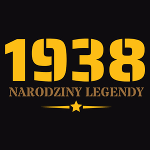 Narodziny Legendy -85 Rok 85 Lat - Męska Koszulka Czarna