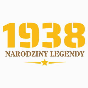 Narodziny Legendy -85 Rok 85 Lat - Poduszka Biała