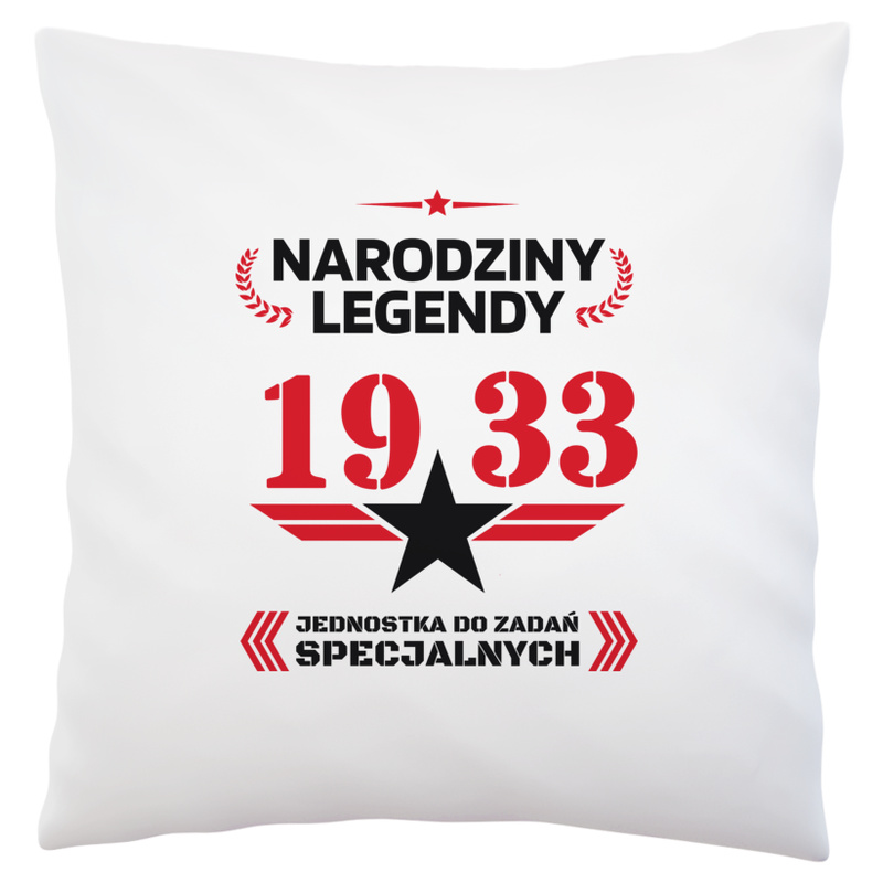 Narodziny Legendy -90 90 Lat - Poduszka Biała