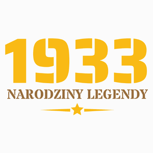 Narodziny Legendy -90 Rok 90 Lat - Poduszka Biała