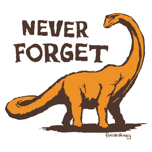 Never Forget Dinozaur - Kubek Biały