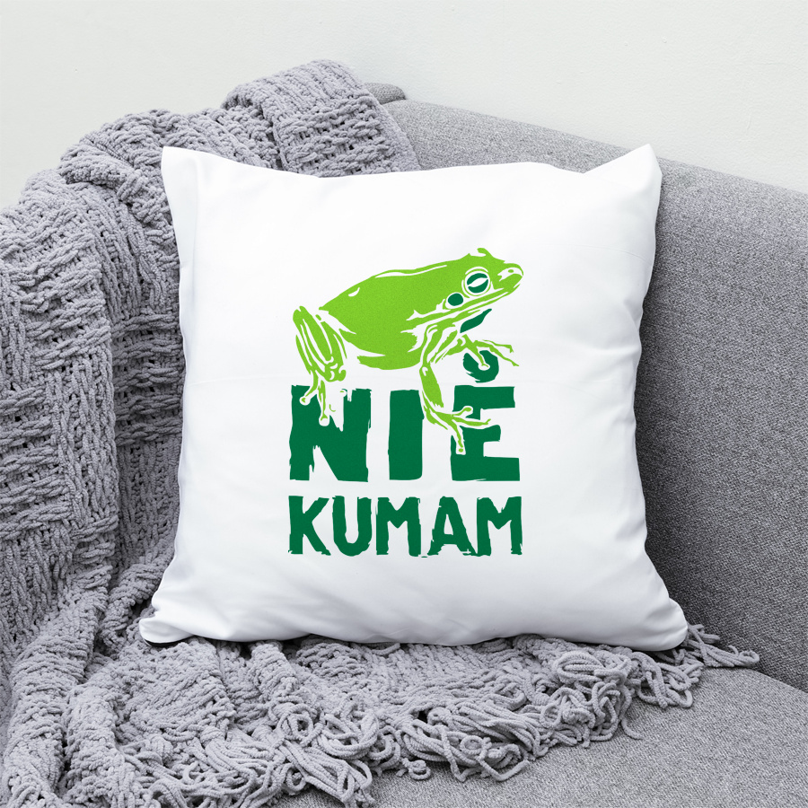 Nie Kumam - Poduszka Biała
