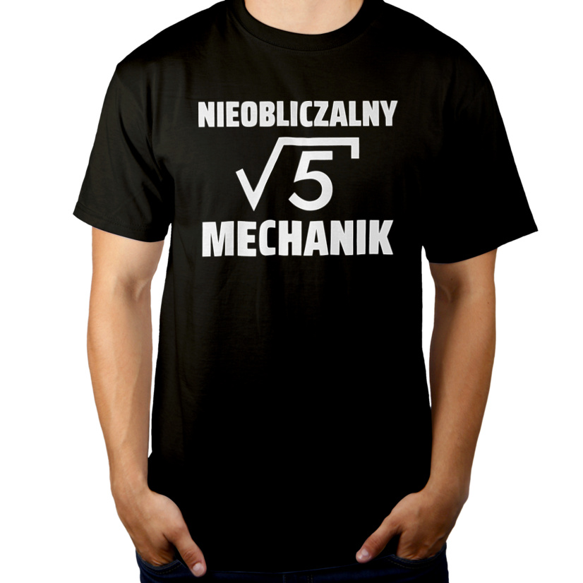 Nieobliczalny Mechanik - Męska Koszulka Czarna