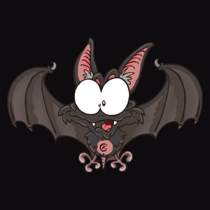Nietoperz halloween - Męska Koszulka Czarna