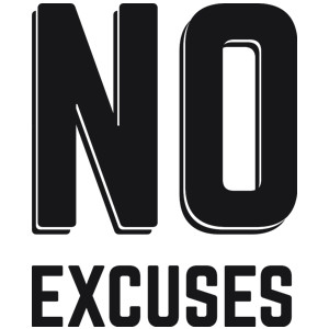 No Excuses - Kubek Biały