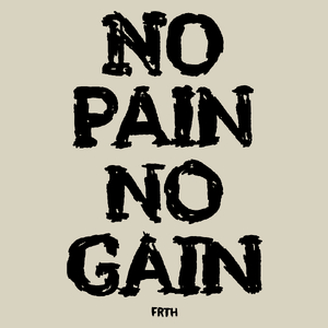 No Pain No Gain - Torba Na Zakupy Natural