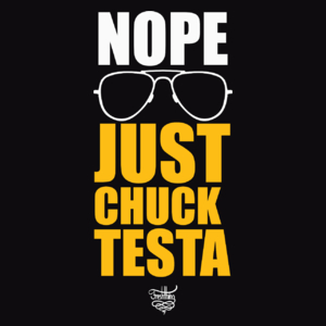 Nope Just Chuck Testa - Męska Bluza Czarna