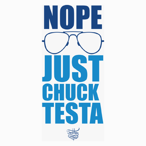 Nope Just Chuck Testa - Poduszka Biała