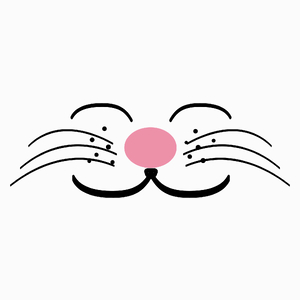 Nosek - kot - Poduszka Biała