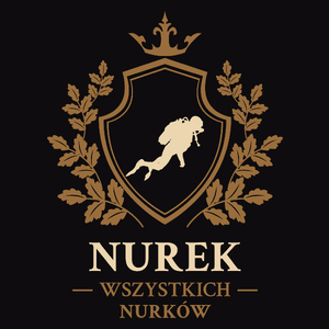 Nurek Wszystkich Nurków - Męska Bluza Czarna