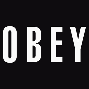 Obey - Męska Bluza z kapturem Czarna