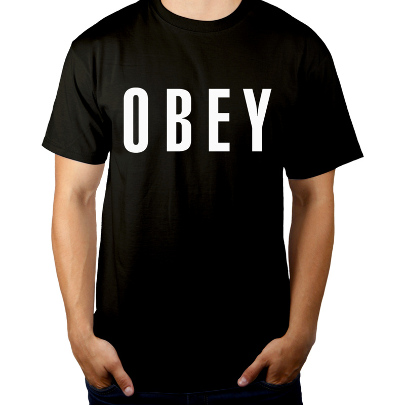 Obey - Męska Koszulka Czarna