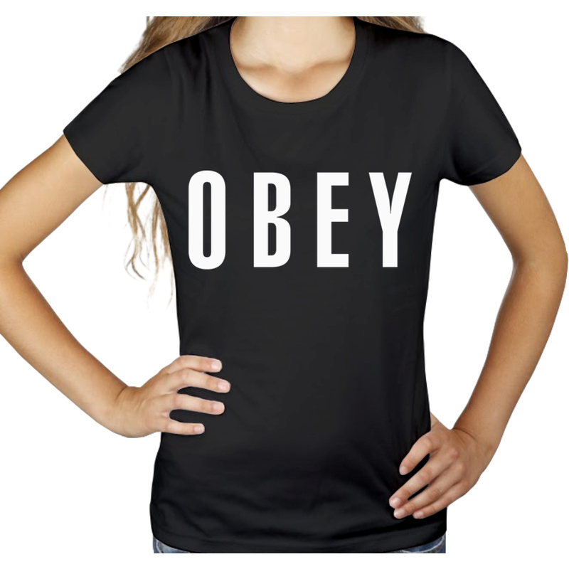 Obey - Damska Koszulka Czarna