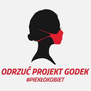 Odrzuć Projekt Godek - Damska Koszulka Biała