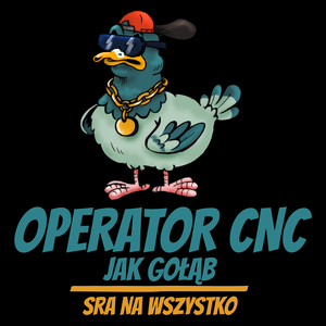 Operator Cnc Jak Gołąb - Torba Na Zakupy Czarna