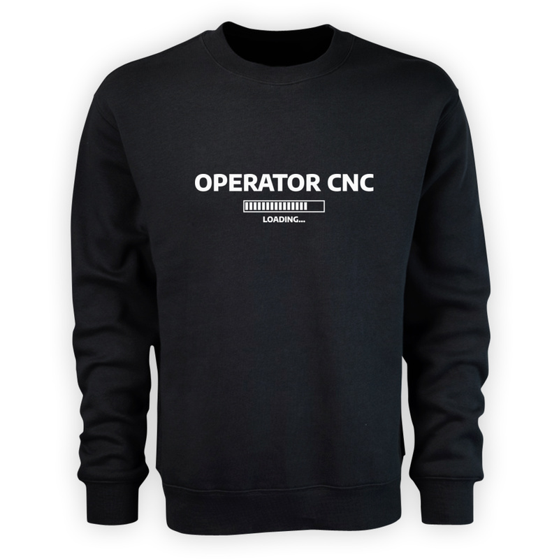 Operator Cnc Loading - Męska Bluza Czarna